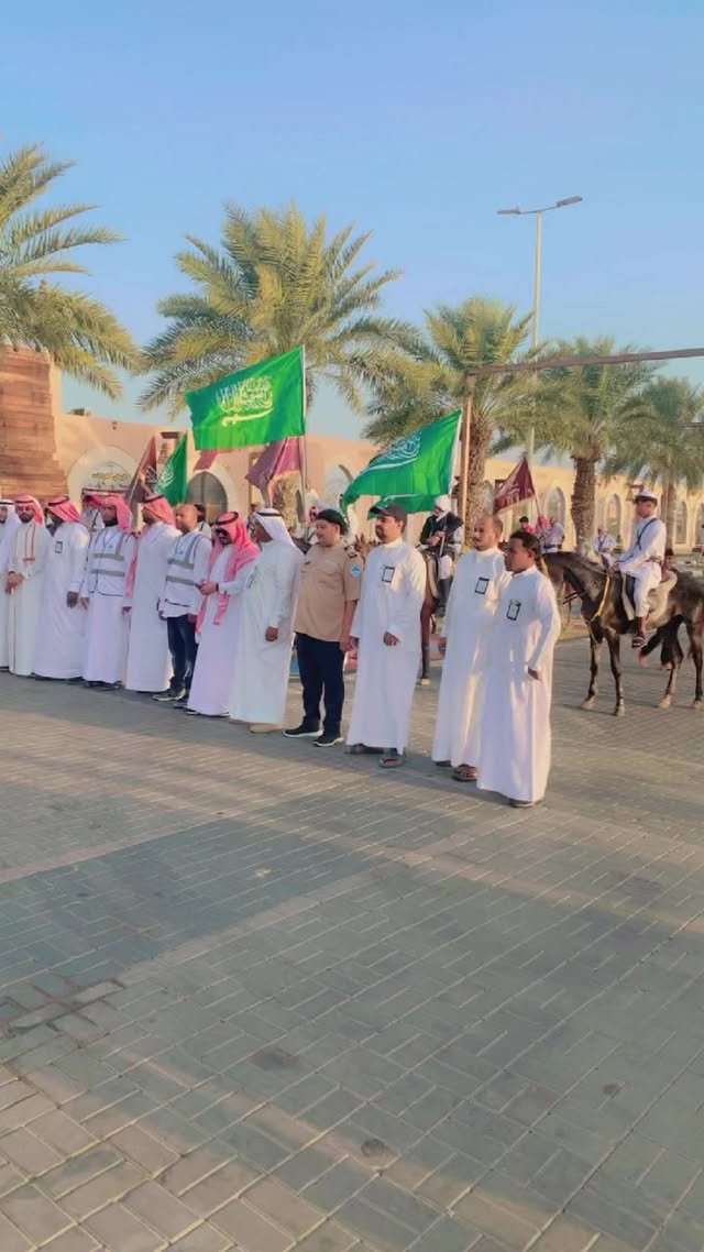 إنّ المملكة الحبيبة هي القلب والنبض والشريان، وذلك من الأمور البديهية والطبيعية، وهي المكان الذي انغرست أقدامنا فيه، كما انغرست جذور الأشجار في أعماق التربة، واليوم نمرّ بذكرى حجر الأساس في نشأتها، فهنيئًا لنا بهذا الوطن العظيم، وكلّ عامٍ وأنتم بألف خير بمناسبة ذكرى يوم التأسيس.
و الف شكراً للجميع
The beloved Kingdom is the heart, pulse, and artery, and that is an obvious and natural thing, and it is the place where our feet were planted, just as the roots of trees were immersed in the depths of the soil, and today we are passing the memory of the cornerstone of its inception, so congratulations to us on this great country, and every year, you are well on the occasion of the anniversary Founding day.
And a thousand thanks to everyone