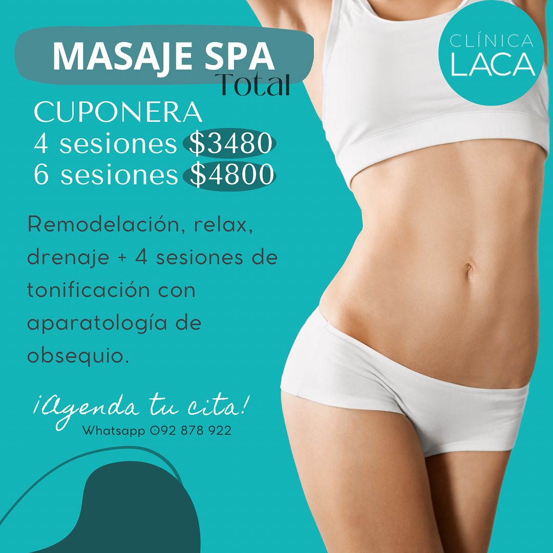 Empeza ahora! Con estas cupos imperdibles! Masaje Spa Total 🤘🏻 👉🏻Agenda ya tu turno por Whatsapp 092878922