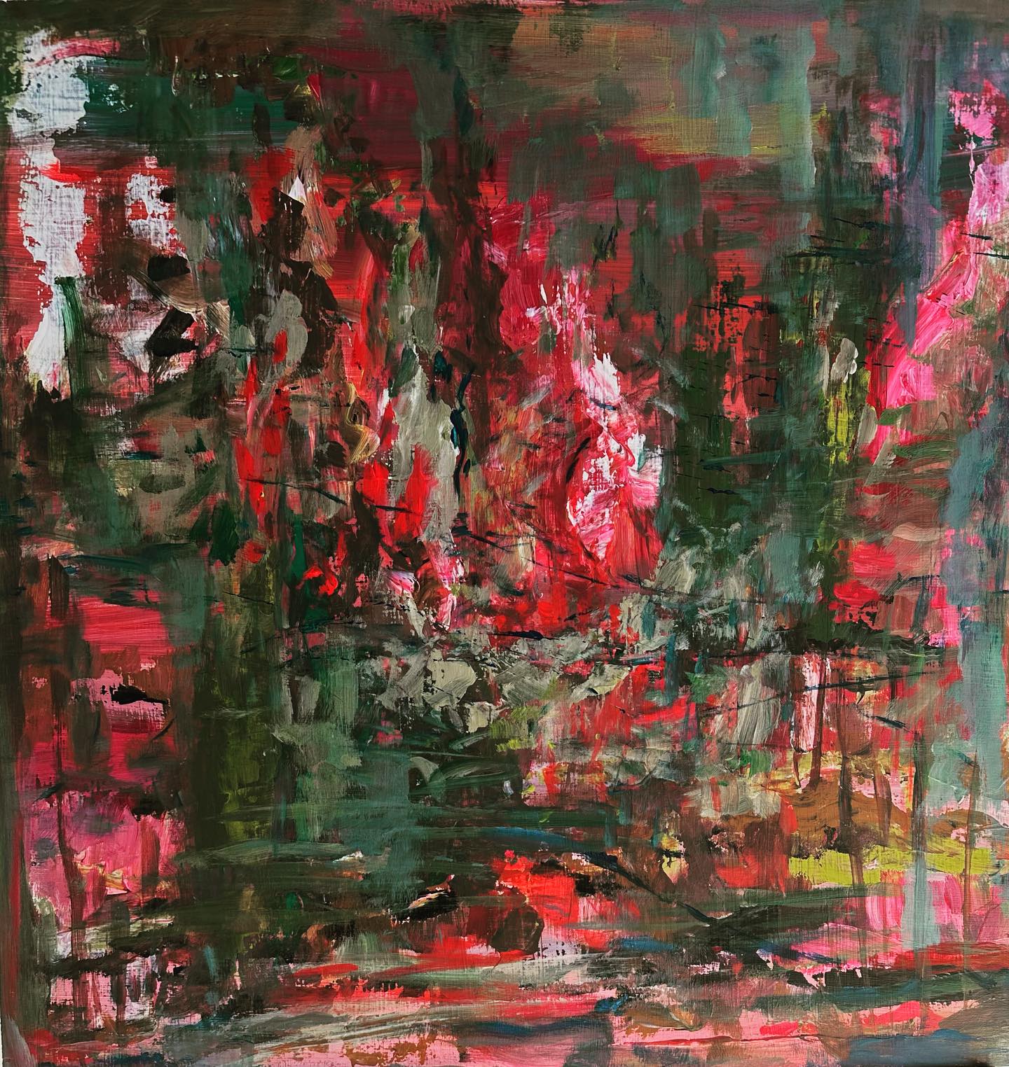 I have been painting since I was 6 in hopes that someday that my artwork will be in a Museum .
All the wishing, studying , practicing , catching up, struggling, exhibiting, reflecting, second- guessing and starting every canvas not knowing where it will go ….have finally come to fruition .
HEY MOM and DAD! Hey friends and family …My Art is gonna be at the @deyoungmuseum starting September 30 . Am I happy ? Heck Yeah !
Now I am just waiting for that Opening Day - September 30 . It will end in January 2024
I had a desire so great … A Heart manifest itself On the plane . “ A Burning Desire “ Acrylic on wood Panel.
Everyone is invited ! #art #abstractart#kunst #mixedmediaart#painting#abstract
#artist #abstactart #abstract
#abstractart #artist # painter #art #arts
#artgallery #painting #modernist #USAartist#deyoungopen2023#deyoungopenartist