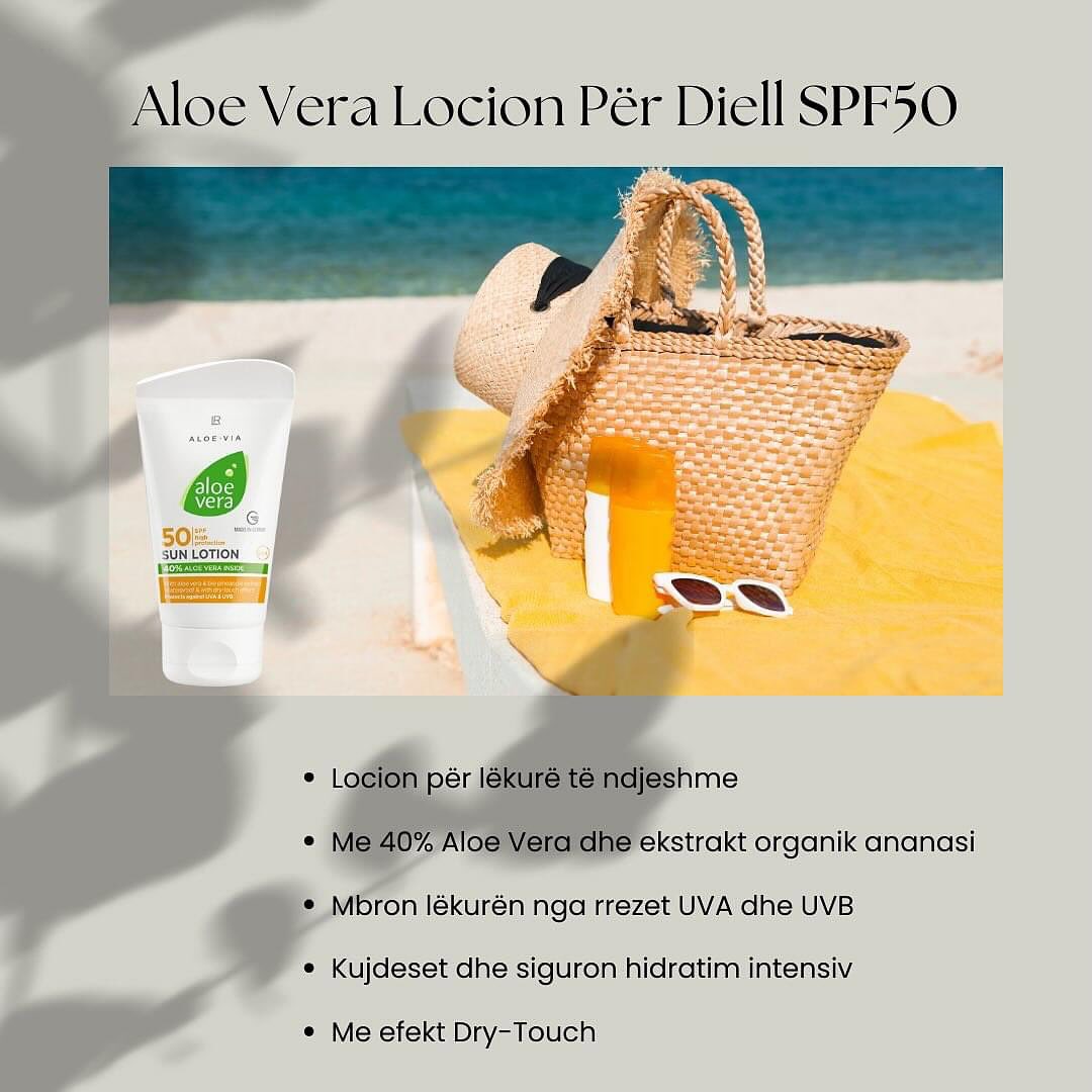 Për lëkurë të shëndetshme dhe të mbrojtur nga dielli kemi ALOE VIA Sun Care🌞🌻
Çdo lloj lëkure ka nevoja të ndryshme për mbrojtje nga dielli. Nga lëkura e ndjeshme në atë pak më të nxirë, produktet e Diellit nga Aloe Via ofrojnë mbrojtje dhe kujdes për të gjithë familjen.
Aloe Vera hidraton, freskon, qetëson dhe rigjeneron lëkurën e stresuar 🤝
Rrëshkite foton 👈 dhe zgjidh produktin që të nevojitet pasi kujdesi i hershëm siguron lëkurë të shëndetshme 🌞🌻
#lr #aloevera #suncare #protectyourskin☀️ #morequalityforyourlife🌱