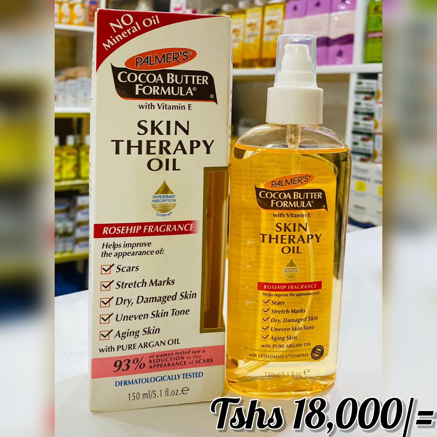 PALMERS COCOA BUTTER FORMULA
-Tshs 18,000/=
💫Inasaidia kuondoa michirizi
💫Inasaidia kuondoa makovu (uvumilivu unahitajika)
💫Inarudisha hali halisi ya ngozi iliyoanza kuzeeka
💫Inakupa rangi moja ya kufanana mwili mzima
💫Inaipa ngozi unyevu na kuisaidia isikauke
💫MBEYA MJINI UTALIPIA BAADA YA KULETEWA NA KUPOKEA
-(Mikoani utatumiwa kwa uharaka na uaminifu)
💫☎️-0673324537