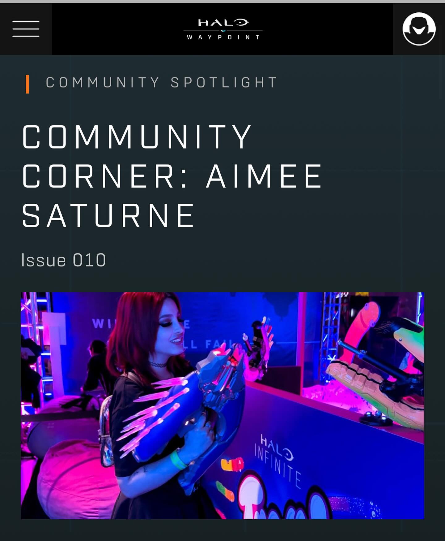 if this is a dream, don’t wake me when you need me 🥲 — i am so very honored to have been interviewed for @Halo’s Community Corner! what a dream aspiration within the Halo realm! check out my interview on Halo Waypoint and get to know a little bit more about myself, my love for the game, and all that it has inspired me to partake in! link in bio on my website ♡
i am holding a celebratory stream tonight on twitch at 2pm PT, so come hang out, let the good vibes flow and let’s get these dubs!
💙💫💚