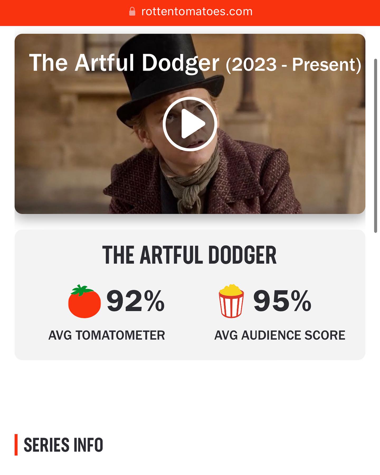 Final lil Dodger moment for now!
So proud to have played a lil part in this big and beautiful show and to have been able to walk with some creative giants and big hearts and brains that I look up to!
Can’t always live and die by reviews but I think these numbers are right on the money in terms of James’ (@jamesmcnamara27 ) brilliant reimagining.
@jlwalk set the tone on screen and on set exquisitely because he’s a bit of a king like that. Also, makes everything look painfully easy 😤
V grateful. 🥰