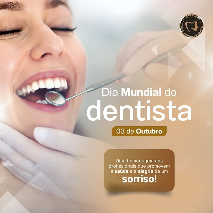 Hoje celebramos o Dia Mundial do Dentista! 🦷✨ Uma homenagem aos profissionais que transformam vidas através do cuidado com a saúde bucal, promovendo sorrisos mais saudáveis e cheios de alegria! 😁🎉
Parabéns a todos os dentistas que, com dedicação e excelência, cuidam da nossa saúde e autoestima. Que o sorriso continue sendo a nossa maior motivação!
#DiaMundialDoDentista #SaúdeBucal #CuidadoComOSorriso #ElitestudioOdontologia #SorrisoPerfeito