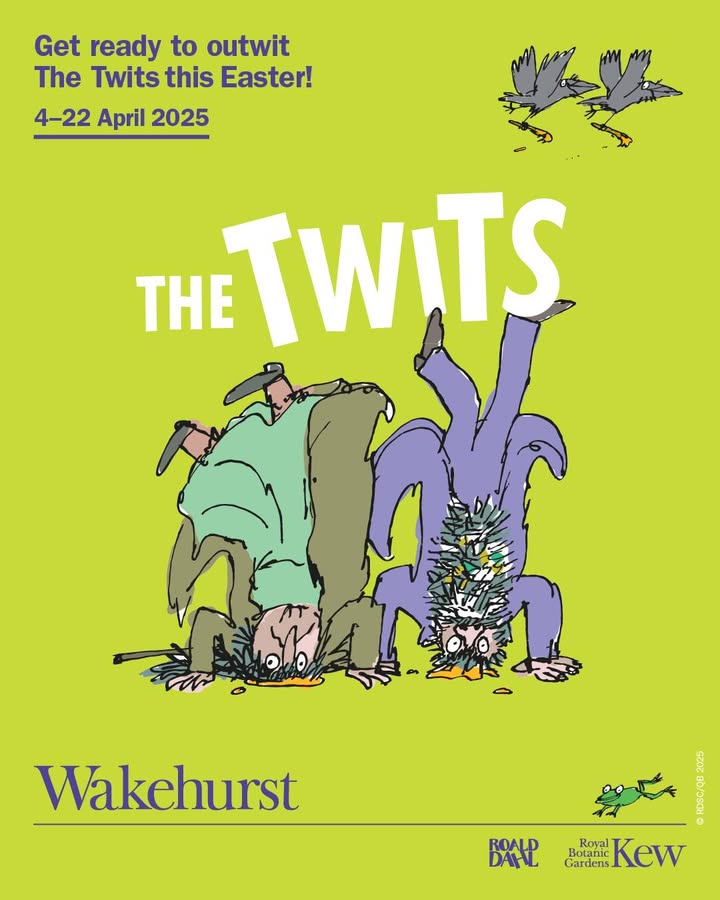 Get ready to outwit the Twits at @wakehurst_kew! 🍝
Over the Easter holidays, you can...
🐟 rummage through Mr Twit's beard
🪱 help worms escape from wormy spaghetti
🐸 hop like the Giant Skillywiggler
and much more as you follow this fun-filled activity trail - and you'll earn your 'Don't be a Twit!' badge at the end!
Don't miss out - book now via the link in our bio.