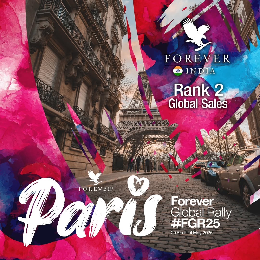 We are proud to announce, Forever India is ranked No. 2 in overall sales globally at the Forever Global Rally 2025 in Paris!
Congratulations to each and every member of the Forever India Family!
#FGR25 #Global #rally #flpindia