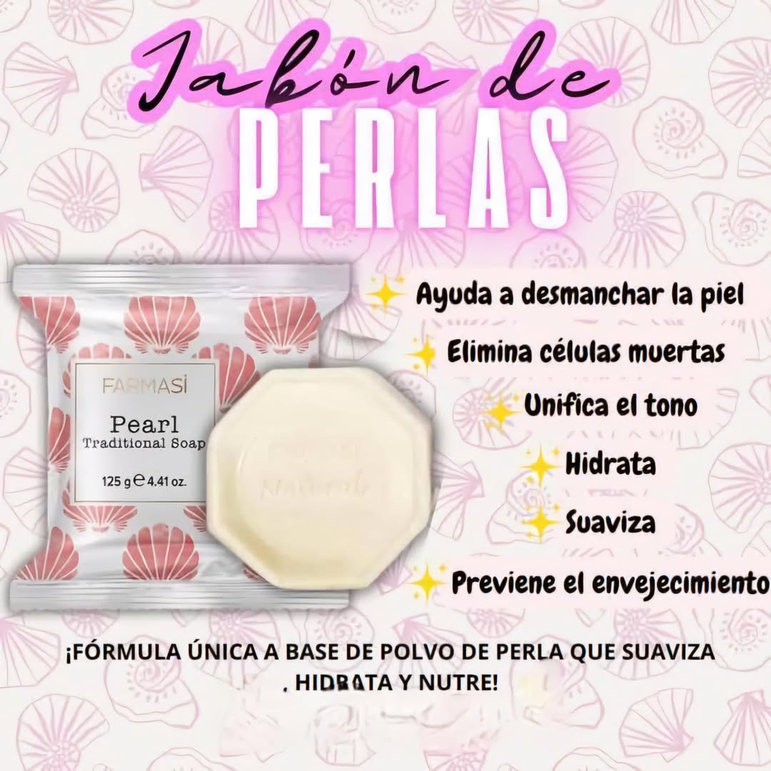 Yaaaaa Disponible 😍💕
"¡Jabón de Perlas , la fórmula perfecta para una piel radiante!
Ayuda a unificar el tono de la piel 👌🏻como exfoliante y elimina células muertas 💆♀️
Pide el tuyo antes de quee se agote !!!
Cuantos te anoto ??😍😍
