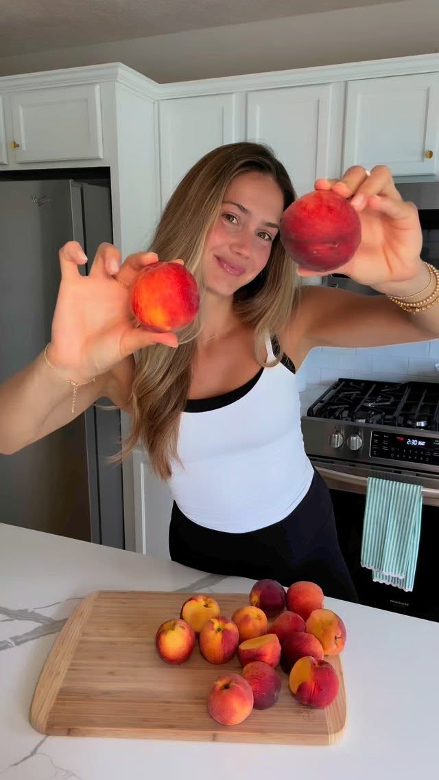 Easy healthy peach crisp 🍑🍑
Comment RECIPE and I’ll message you the full recipe!
Gluten-free, dairy-free, lower sugar and the perfect addition to yogurt bowls or served with ice cream or whipped cream 🍦
For the peaches:
6 cups peaches
1/3 cup coconut sugar or brown sugar
2 tbsp arrowroot starch or corn starch
1 tsp cinnamon
For the crisp topping:
1 cup oats
1/2 cup almond flour
1/3 cup coconut sugar or brown sugar
1/3 cup coconut oil (softened)
1 tsp cinnamon
Slice peaches and add to a baking dish. Add rest of ingredients and toss until evenly coated. Bake at 350F for 30 min. After 30 min give everything another good toss
Add all crisp topping ingredients to a bowl and mix well. Distribute evenly over peaches and place back in the oven another 20 ish min. Serve with Greek yogurt, whipped cream, or ice cream. Enjoy!!
https://callascleaneats.com/peach-crisp
#healthyrecipe #easyrecipe #peach #healthydessert #cleaneating #glutenfree #dairyfree #healthyfood #summer #summerrecipe #callascleaneats #easyrecipes #lowsugar