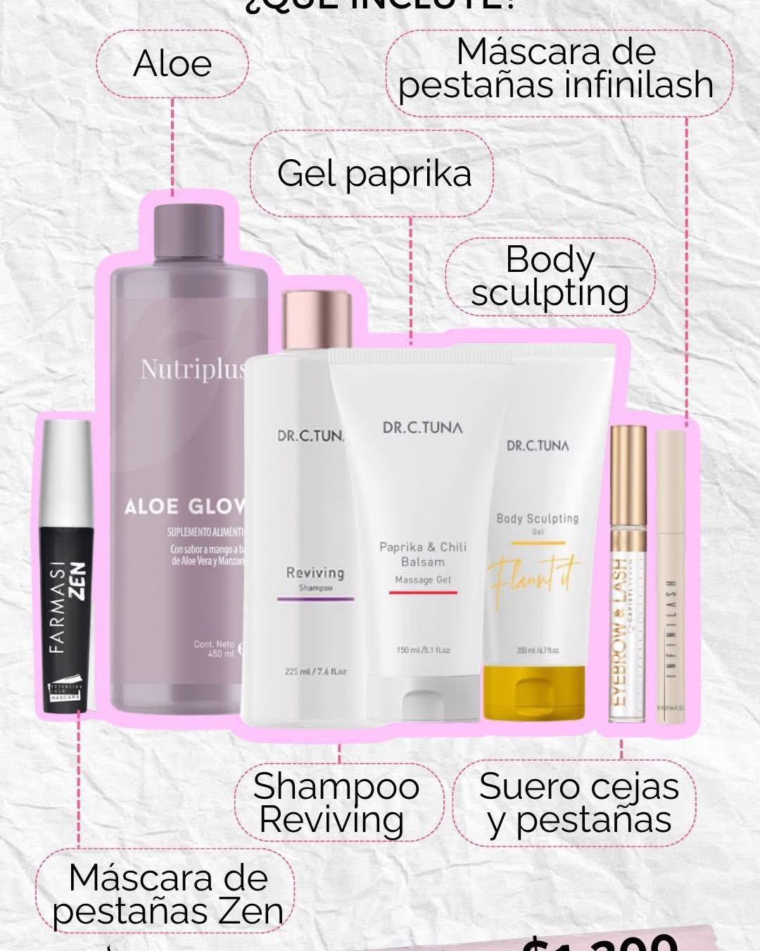 ✨¿𝐘𝐚 𝐯𝐢𝐬𝐭𝐞 𝐞𝐬𝐭𝐨😍?
POR TIEMPO LIMITADO ⏰𝐩𝐮𝐞𝐝𝐞𝐬 𝐚𝐝𝐪𝐮𝐢𝐫𝐢𝐫 𝐞𝐬𝐭𝐞 𝐒𝐄𝐓 𝐜𝐨𝐧 𝐥𝐨𝐬 𝐩𝐫𝐨𝐝𝐮𝐜𝐭𝐨𝐬 𝐦á𝐬 𝐯𝐞𝐧𝐝𝐢𝐝𝐨𝐬 𝐩𝐨𝐫 𝐬𝐨𝐥𝐨 $1208😱
¡𝐑𝐞𝐜𝐢𝐛𝐞𝐬 𝐦á𝐬 𝐝𝐞 $𝟑,𝟎𝟎𝟎 𝐞𝐧 𝐩𝐫𝐨𝐝𝐮𝐜𝐭𝐨𝐬!
Incluye desde el aloe, el famoso gel de paprika, hasta las máscaras de pestañas más virales 😍
Y lo mejor… puedes iniciar con consumo personal o emprender. ¡Tú decides cómo aprovecharlo! 💸✨
👉 Escríbeme para ayudarte a comenzar y aprovechar este Súper set 😍! 🚀
Échale un vistazo a todo lo que incluye !!! Deja tu puntito y aprovecha esta súper promo 🤯