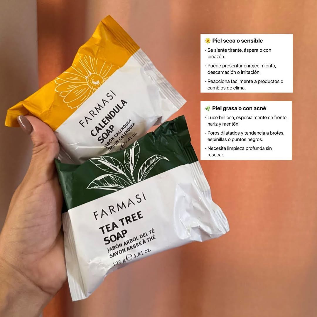 ¡Cuida tu Piel de Forma Natural! 🌿
"¿Piel sensible o piel grasa ? Nuestros jabones de téa tree y caléndula son justo lo que necesitas! 👌🏻El téa tree es un superhéroe para la piel grasa o brotes de granitos y la caléndula es perfecta para hidratar y calmar la piel. ¡Prueba uno y verás la diferencia!
A un súper precio ✨💆♀️ #PielFeliz #JabonesNaturales"@destacar