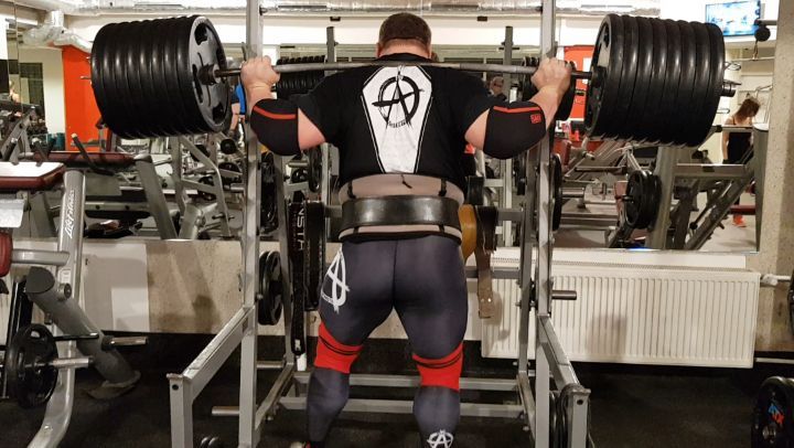 Today's training takes 3 hours. Heavyiest training I done ever. Deadlift, deadlift from platform, squat, hip thrust, leg extension, leg curl. #savickasbigz #squats #bigz #savickasvideo #savickosportoklubas #anarchystrength #sbdapparel #bigzfit #gym #squatsvideos #trainingday #trainingvideos #fire #strong #lithuanian #strongman #worldsstrongestman #ultimatestrongman #giantslive #liftingweights #fit #fitfam #gymlife #vilnius #legday #powerlifting #vostokeurope