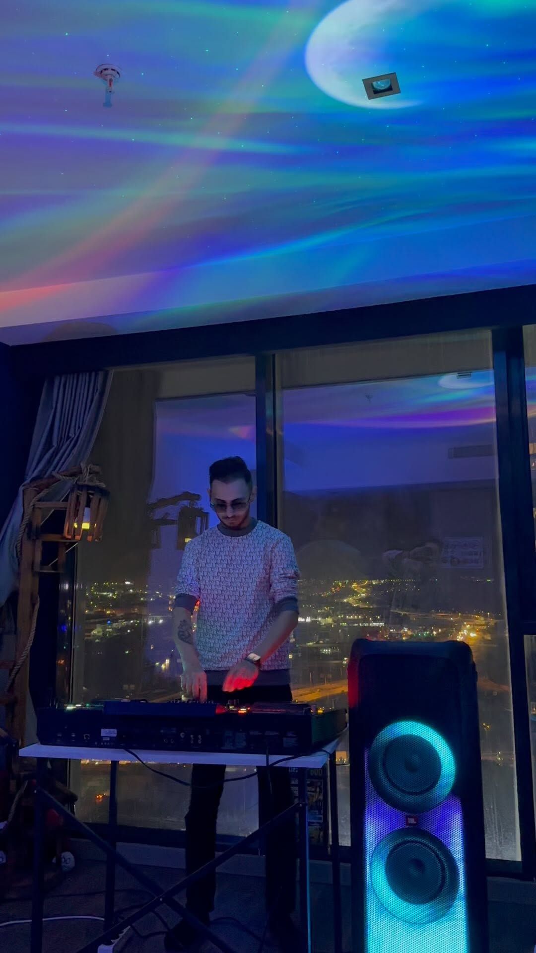 A little DJing