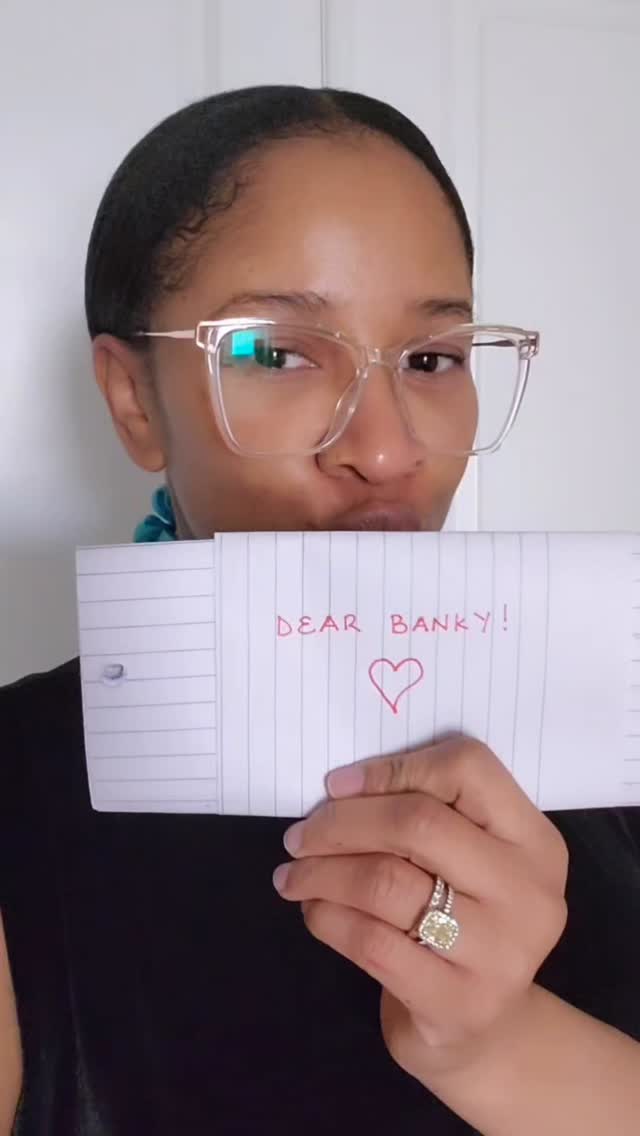 Dear Banky,
THE 7 YEAR LETTER.
I Love You. Truly, madly, deeply!😍❤️
Susu (shakespeare) Etomi-Wellington 🤭🤣