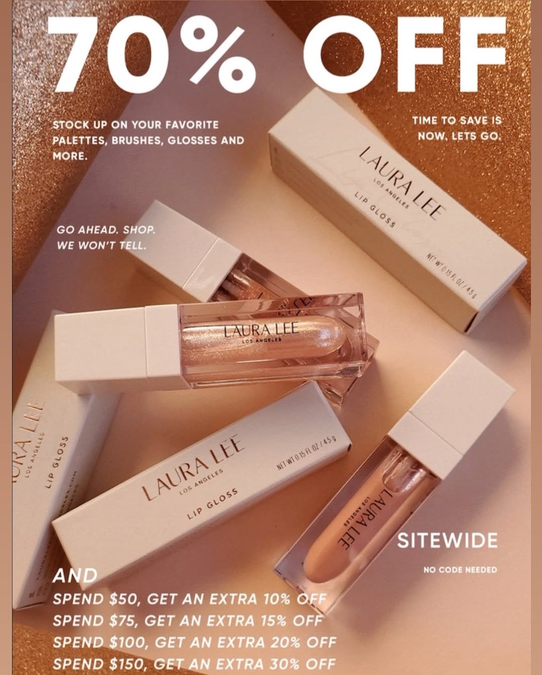 LAST CHANCE!! 🏷️ Cyber Monday get 70% off SITEWIDE SALE!!! Get all 3 of our lipglosses for $10.80 was $36
shop: #lauraleelosangeles