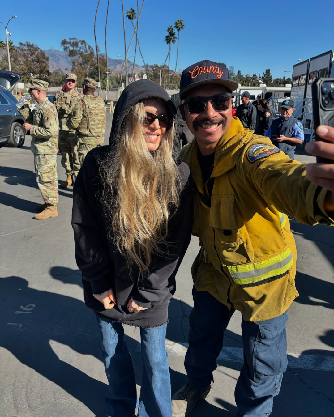 I had the honor of getting to go to base camp and thank our real life superheroes in person who have been fighting for our homes and communities. The human spirit is such a powerful thing. ♥️♥️