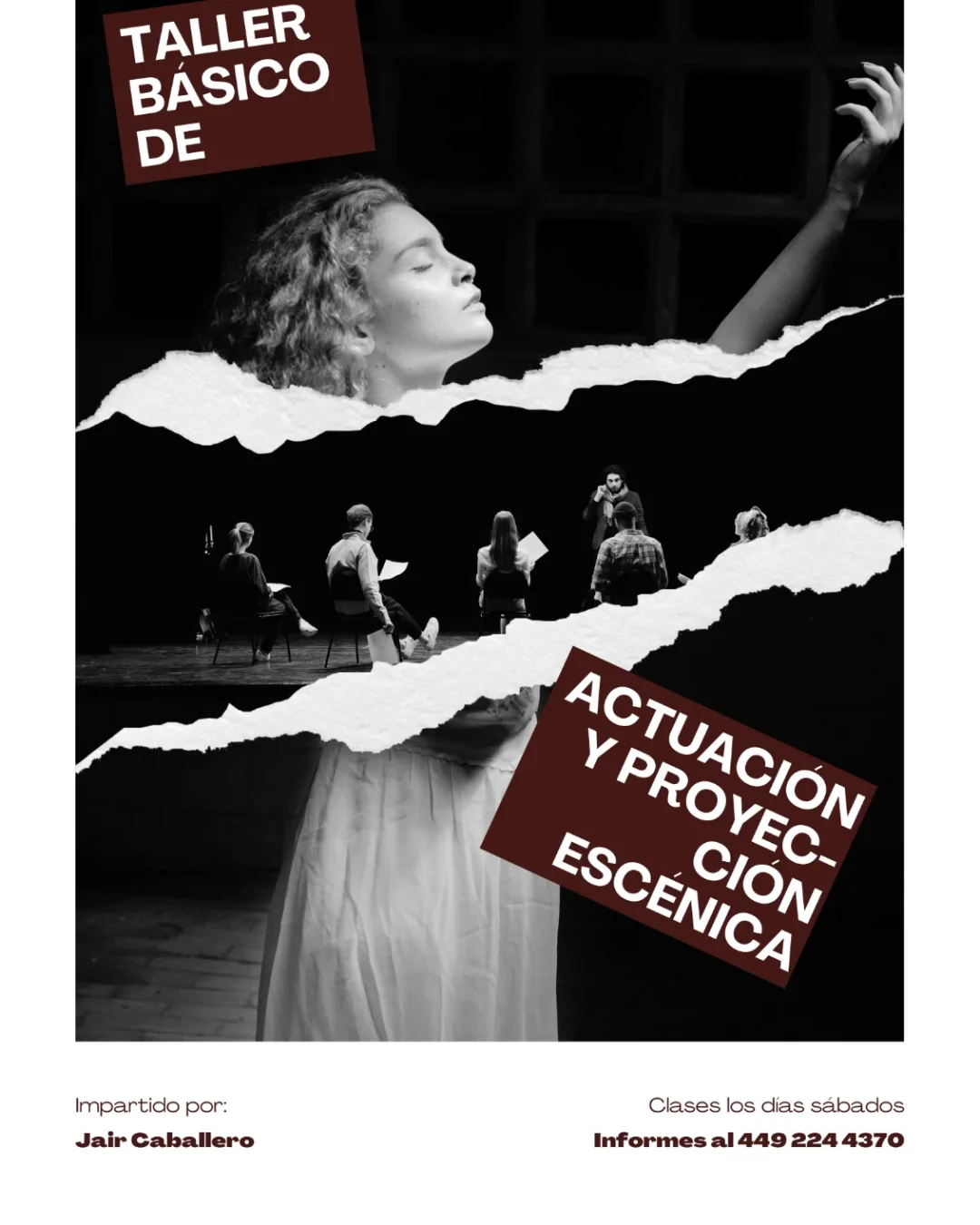 Taller de actuación 🎭 creación de personaje 🕵🏻 proyección escénica 💫
Desarrolla tus habilidad y conoce este mágico y fascinante mundo de la actuación
Tengo más de 15 años de experiencia y me encanta compartir lo que sé, conozco, amo y me apasiona
Las clases son completamente prácticas en un ambiente completamente de arte 🎨
Más información por DM o al número que viene en el flayer
#aguascalientes #ags #actuacion #actor #arte #acting #escenario #clases #personaje