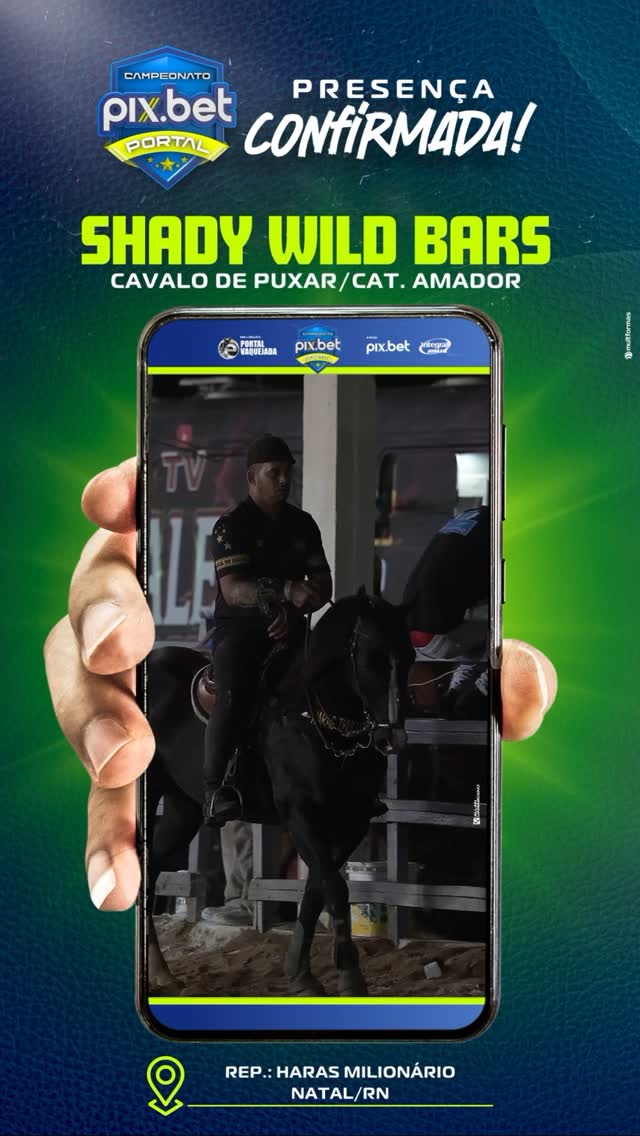 ✅Presença Confirmada • Campeonato Pix.Bet Portal 2025
➡️Categoria: Amador
SHADY WILD BARS, representa o @harasmilionario de Natal-RN, e vai correr montado por @danielvieiraa_12
Cadastros de Cavalos, Vaqueiros e Equipes:
@renan.leoncio.7 - Renan do Portal
(83) 99959-9968
@pedrobnetto - Mãe do Portal
(81) 99167-1727
#portalvaquejada #pixbet #vaquejada #vaqueiro
#campeonatopixbetportal2025 #1milhãoempremios
#obrasileirãodasvaquejadas #emoção #adrenalina