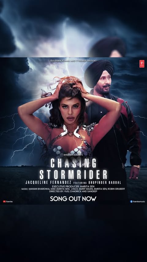 The storm returns, louder and bolder 🔥 #ChasingStormrider Song Out Now! ⚡
#tseries #BhushanKumar @jacquelienefernandez @bhupinderbabbal @realamritasen @manan_bhardwaj_official @amritmaan106 @robingrubert @raymanntmarwah @yugofficial #Chandrik #Sandeep @hearmyst @amartss11
