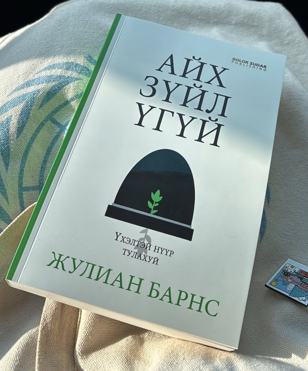 “Би бурханд итгэдэггүй ч бурхныг үгүйлдэг.” Амьдралтай нүүр тулах нууцыг буюу үхлийн утга учрыг тайлахаар урлаг, утга зохиол, намтар дурсамж, философиор аялуулах Жулиан Барнсын “Айх Зүйл Үгүй” номыг эх хэлнээ орчуулан хүргэж байна. Honored 🙏🏻📖🤍 @azkhur_bookstore
