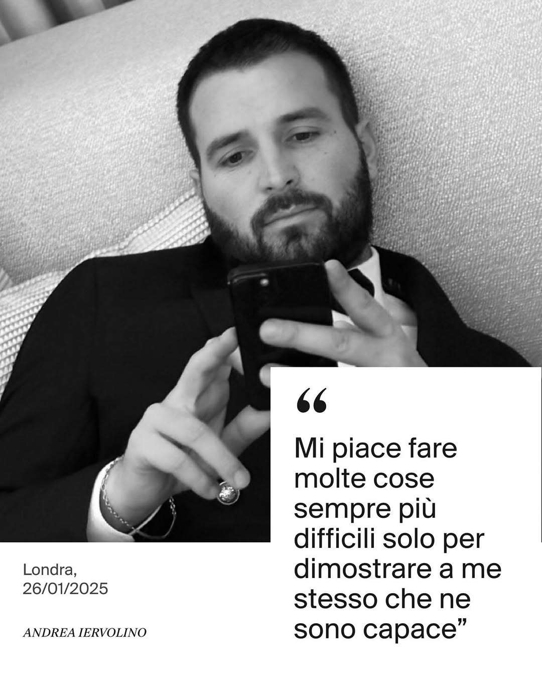 Mi piace fare molte cose e sempre più difficili solo per provare a me stesso che ne sono capace … mi rendo conto che questo nasce dal bullismo che ho ricevuto da bambino , ma ormai la mia vita mi piace così come è