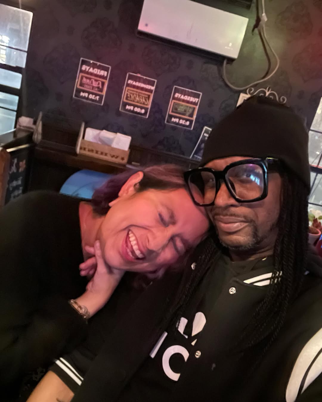 Reconnected with my bestie of 20 years. I’m so blessed, happy and thankful. #bestfriends #friendship #livelaughlove #weez #Weezy #baddecisions #grown #party