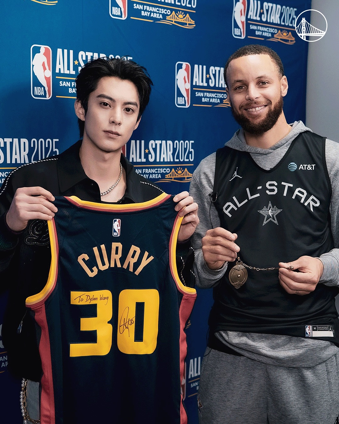 Legendary link up at #NBAAllStar!
Dylan Wang x SC30