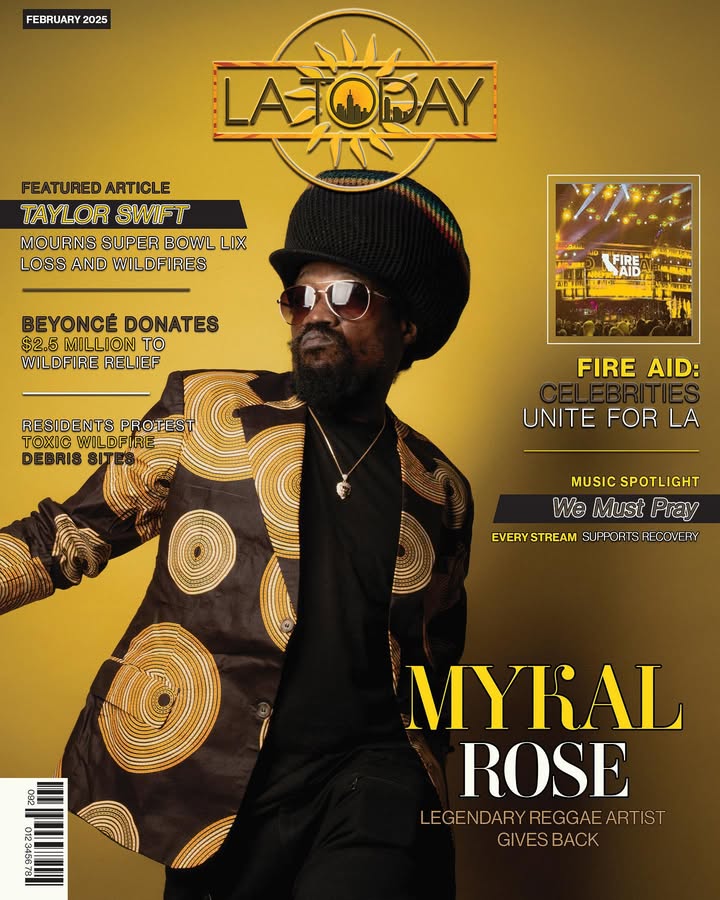So much respect, blessings and thanks to the amazing people at The LA Today and Lucian Knight for giving so much support to “We Must Pray” from Mykal Roses upcoming Afrobeat project. This single is a heartfelt tribute to the brave LA firefighters and a celebration of community resilience which is highlighted in the articles of the February Grammy issue. 🙏🔥 @recordingacademy
We want to extend our deepest gratitude to:
• The courageous LA Firefighters (@lafiredept) and the unwavering support of the LA Firefighters Fund (@lafirefightersfund).
• The trailblazing music artists: @taylorswift, @beyonce, @arianagrande, @selenagomez, @billieeilish, @ladygaga, @justinbieber, @theweeknd, @shawnmendes.
• The inspiring actors and visionaries: @therock, @chrishemsworth, @markruffalo, @robertdowneyjr, @gal_gadot, @zacefron, @jlo, @vindiesel, @leonardodicaprio.
• The changemakers and humanitarians: @oprah, @jaredleto, @priyankachopra.
Let’s unite our voices, support our heroes, and spread hope during these challenging times. 🙌❤️
#TheLAToday #mykalrose #williammoseley #kingmakermusic #WeMustPray #LAFirefighters #LAFFund #GrammyIssue #CommunityStrong #Unity #Hope #grammys #afrobeat #taylorswift #beyonce #recordingacademy