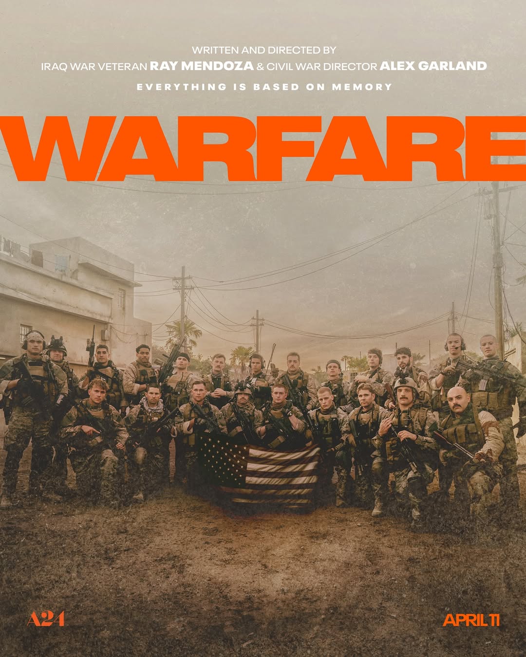 A true story told by the soldiers who lived it. WARFARE opens in theaters April 11.