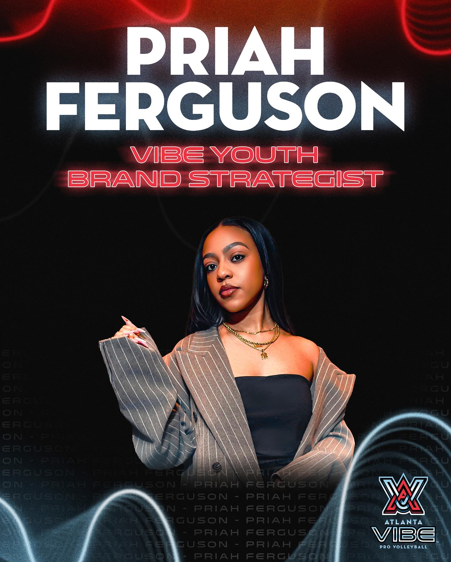 We are thrilled to announce @priahferguson has joined the Vibe as our Youth Brand Strategist 🤩
In this role, she will help connect us with the next generation of fans 🤝
Welcome to the team, Priah!