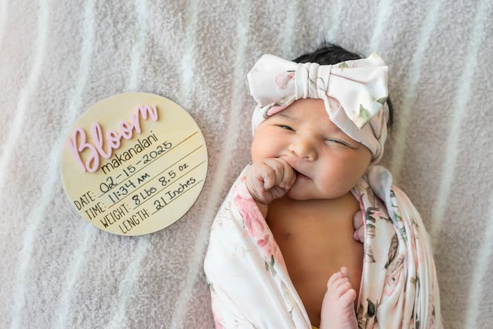 Bloom Makanalani Bleu-Watson
February 15th, 2025 💕🌺
my blessing arrived 🤍