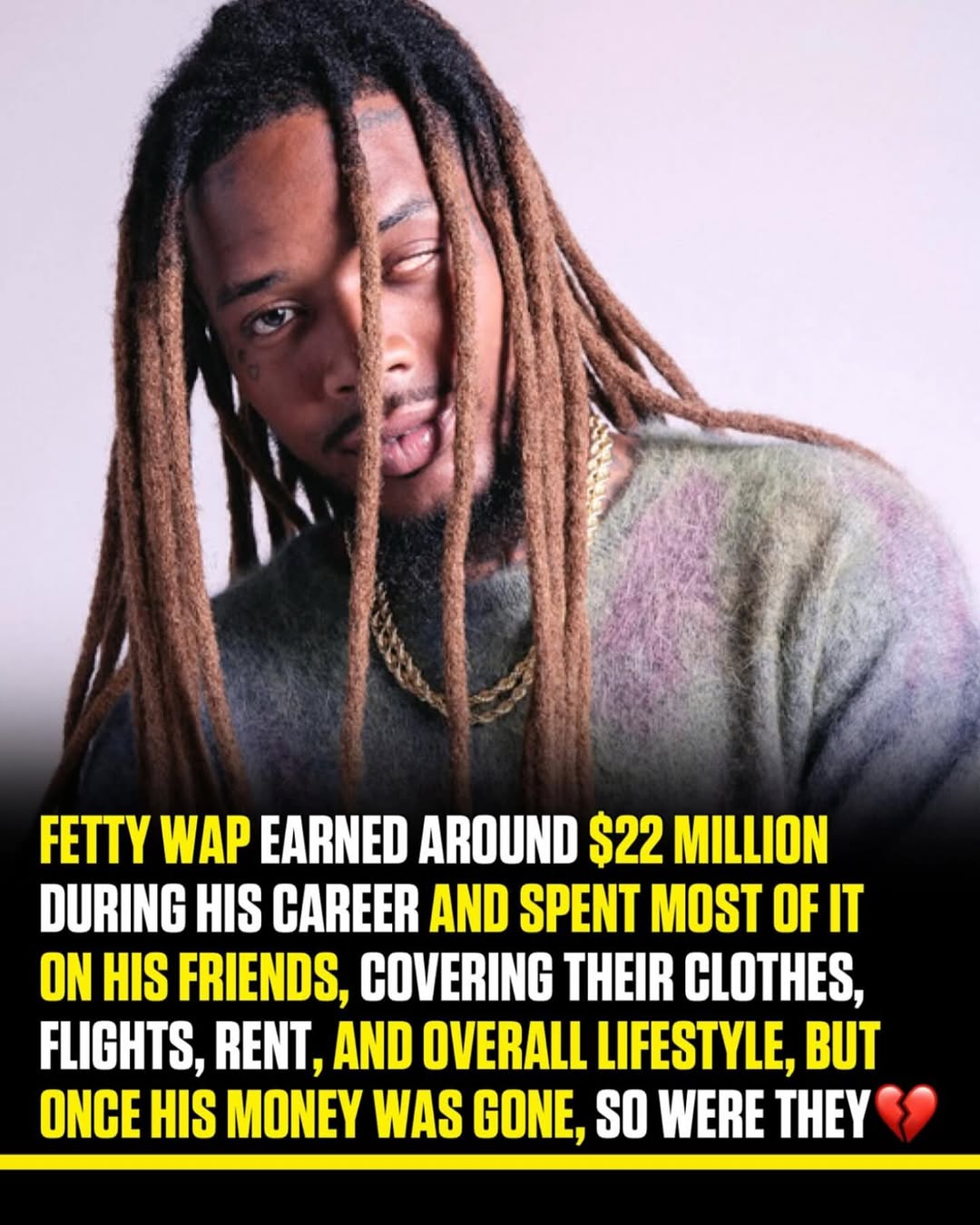 Thereโs a viral post going around claiming @fettywap1738 made $22 million and spent it all on friends, but that couldnโt be further from the truth. His sister told him about it, and his response was simple: โThatโs a lie, we good, my family is good. People just say anything.โ
At the end of the day, heโs staying focused, his family is solid, and weโre just counting down the days until heโs home. God got him, always. โฅ๏ธ๐ฏ