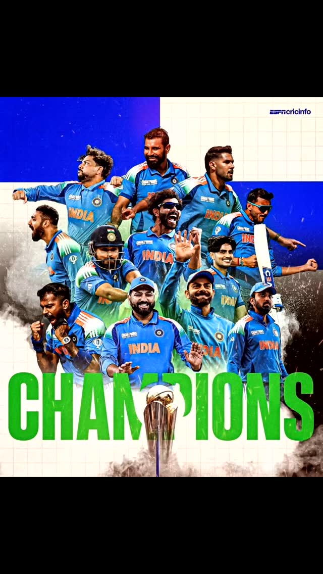 Nam india 😍 congratulations Team ❤️#indiancricketteam #icc #viral #india #championstrophy #champion