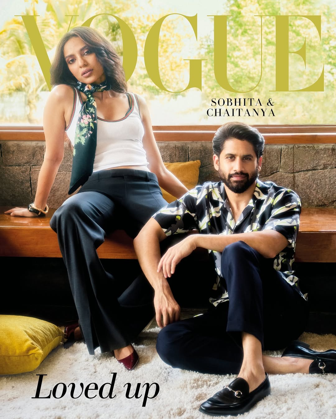 Besides sharing a native tongue and a career in film, Sobhita Dhulipala and Naga Chaitanya Akkineni had little in common. But that didn’t get in the way of their love story, “It just happened very organically,” says Dhulipala. In their first interview post-marriage for Vogue’s April digital cover, the couple reveal how their long-distance romance makes the little things count—eating meals with family, finding pockets of time to do nothing together and chatting in Telugu. “We’ve chalked out the next four or five months based on her commitments and mine, but we’re always looking for time to squeeze in a holiday or chill together,” says Akkineni. Read the full April digital cover story at the link in bio.
@sobhitad @chayakkineni
Head of Editorial Content: Rochelle Pinto (@rochelle.pinto)
Photographer: Nishanth Radhakrishnan (@nishanth.radhakrishnan)
Stylist: Daniel Franklin (@dhfranklin), Agency: Uniq Management (@uniq.mgmt)
Words by: Vaishnavi Talawadekar (@vaishnavitalawadekar)
Hair: Daksh Nidhi (@dakshhnidhi) (Sobhita), Agency: The Artists Project (@theartistsproject), Raghuvir Gaonkar (@raghuvir_gaonkar) (Chaitanya)
Makeup: Eshwar Log (@eshwarlog) (Sobhita), Flavia Giuliodori (@flaviagiumua) (Chaitanya), Agency: The Artists Project (@theartistsproject)
Bookings Editor: Aliza Fatma (@alizaafatmaa)
Entertainment Director: Megha Mehta (@magzmehta)
Sr. Entertainment Editor (Consultant): Rebecca Gonsalves (@rebeccagon2)
Production: Imran Khatri Productions (@ikp.insta)
Assisted by: Ajay Singh (@aj_star_lights) (Photography); Nida Shaikh (@duh_rasmalai), Amer Shaikh (@styled_by_amer) (Styling); Aashima Chopra (@aashimaachopra) (Bookings); Radhika Chemburkar (@radhikachemburkar) (Production)
Location courtesy: Venu Farms (@venu.scape)
On Sobhita: Tank top, Oversized low waist pants, Printed silk Carrè scarf; all Gucci (@gucci). On Chaitanya: Printed silk bowling shirt, pants, Jordaan loafers; all Gucci (@gucci).