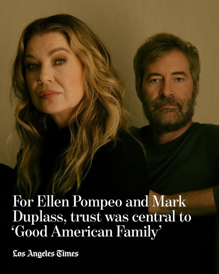 Although she’s one of the most recognizable faces on television, Ellen Pompeo felt as if the team behind “Good American Family” took a chance on her.
For nearly two decades, Pompeo starred in “Grey’s Anatomy” as the show’s namesake character Meredith Grey. But in 2022, Pompeo announced that she would be scaling back her appearances on the show to work on a new project that would become her first major role outside of the long-running medical drama.
That chance has come in the form of Hulu’s limited series premiering Wednesday that’s based on the real-life story of the Barnett family and Natalia Grace, a Ukrainian girl with a rare form of dwarfism. The Indiana family’s adoption of Natalia, subsequent abandonment of her and the charges that followed made headlines across the across country, later becoming the subject of the three-season Investigation Discovery docuseries “The Curious Case of Natalia Grace” and now @goodamericanfamilyhulu.
In the series, Pompeo stars alongside Mark Duplass, playing Kristine and Michael Barnett, the couple who adopted Natalia, played by Imogen Faith Reid. “Good American Family” is told from different points of view to illustrate the conflicting accounts of what happened between members of the family.
For Pompeo, stepping into her first post-”Grey’s” role was daunting, especially when it was a character as complicated as this one. “I didn’t know if I could do it,” she said. “I’ve done the same thing for 20 years. I didn’t know if I could do anything else. Why would anybody believe that I could?”
But Duplass, who said she expressed those worries to him when they first met up to discuss the project over a sushi dinner, helped put her mind at ease. He recalled her asking, “Am I going to be able to do this?”
“I’m like, ‘Of course you’re gonna be able to f— do this, but I love that you think you might not, because that makes me feel safe,” Duplass said.
🖊️ @bykaitlynhuamani
📸 @jrcmccord / For The Times; Ser Baffo / Disney