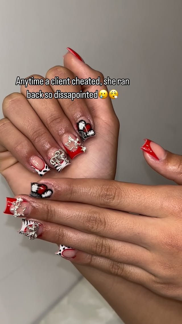 Nails teaaa ๐ฎโ๐จโฃ๏ธ
Availability For This Week Is Up On My Story ! Freestyle sets are only charged by length . ๐ซถ๐ผ Slots will go fast so u dont wanna book last minute ! ๐
#lanailshop #lanailtech #nailhumor #rednails #shortiesnails #nailreelsofinsta #viralnails #nailcharms #nailreels #nailsinla #nailtok