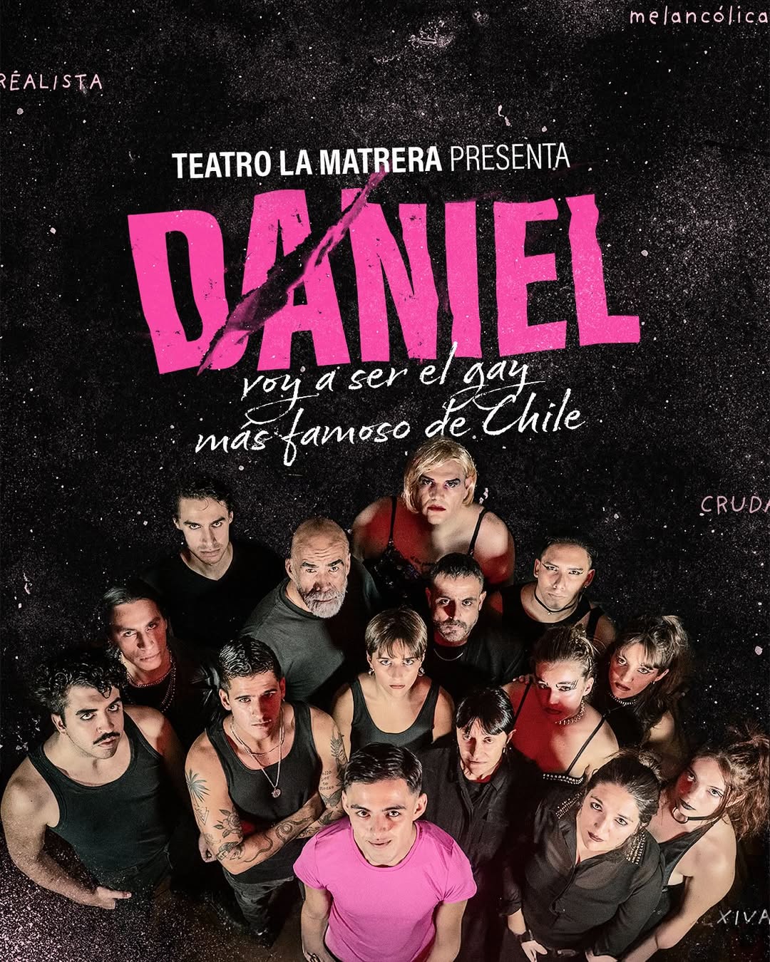 🎬“Daniel, voy a ser el gay más famoso de Chile🎭
🎫Ya podes sacar tus entradas por plateanet🎫
Basada en el caso real de Daniel Zamudio, un joven chileno cuya vida fue brutalmente arrebatada debido a un crimen de odio homofóbico, esta obra nos invita a reflexionar sobre la discriminación, la diversidad y el valor de ser uno mismo en un mundo que a menudo rechaza lo diferente.
🌟 Elenco: @ojavi.salas
@mateoricci
@rororosoyyo
@lucilasaffores
@silvana.masi
@migueljolano
@miliiii.cayguara
@matheo.ef
@camibiglieri_
@soycruzb
@nico_lopezok
@joselitxx
@pamemaviglia
@juan.lucero.50
@aldanabsosa
🎥 Dirección: @monchofalchetti
🎭 Producción audiovisual: @nicolas_vg15 y @nico_yaconis
🎭 Asistente en sonido: @isabelicaaah
🗓️ Fechas: Jueves de Abril y Mayo, 20hs
📍 Ubicación: Teatro Buenos Aires, Sáenz Peña @teatrobuenosaires
¡No faltes! Acompáñanos en esta experiencia única y poderosa.