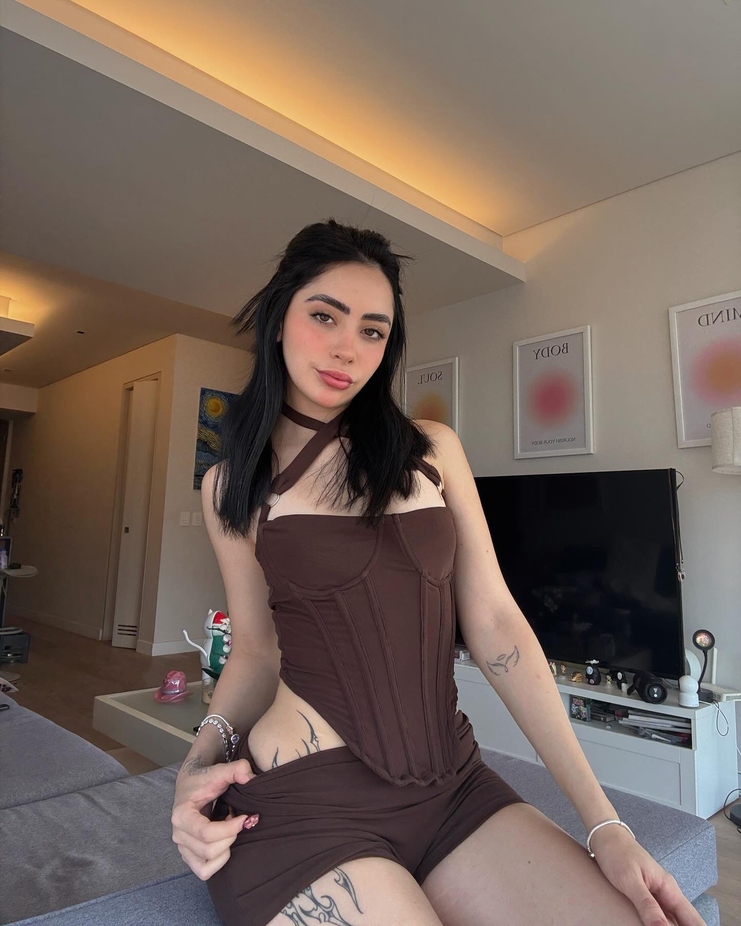 🤠
@FashionNova Disco Mode Micro Mini Short Set