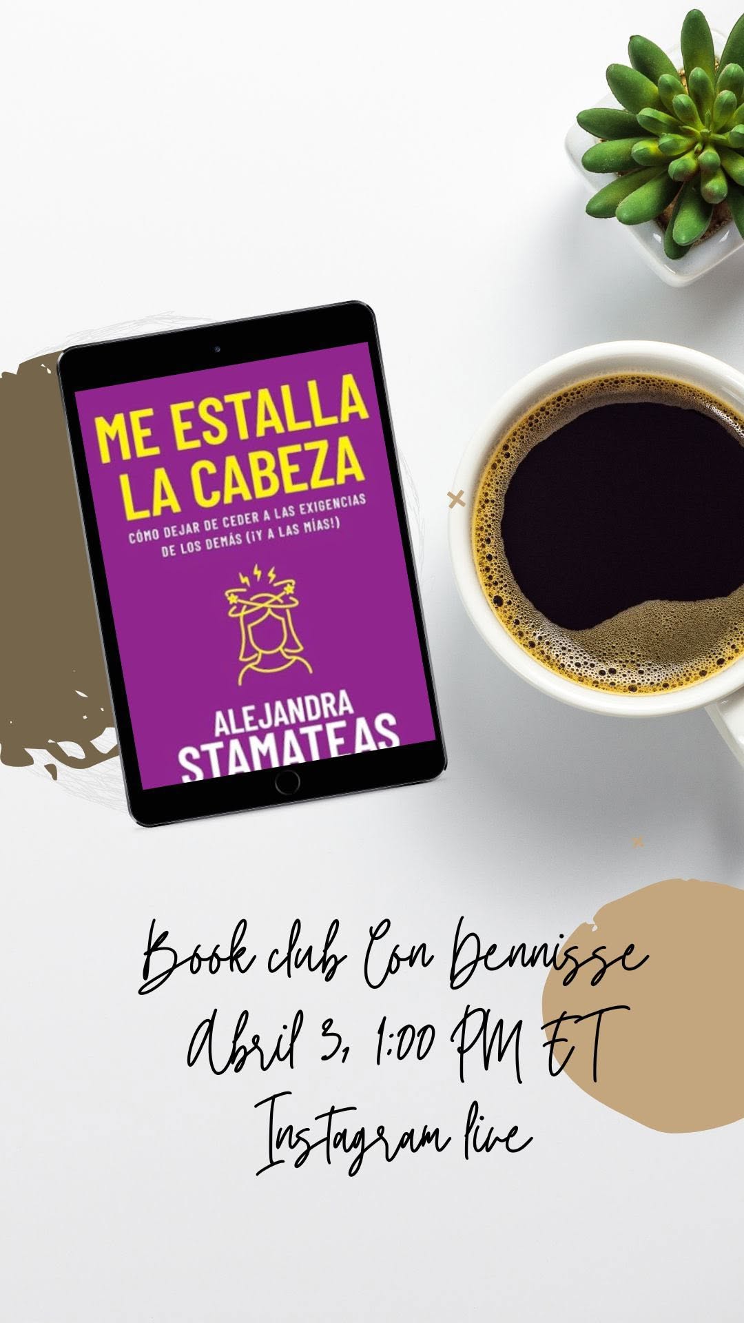 “Me estalla la cabeza” con @alejandrastamateas