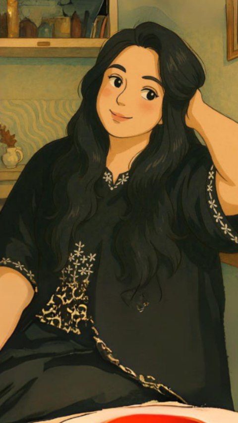 Creating my video in a Ghibli-inspired style.🥰🥰🤣