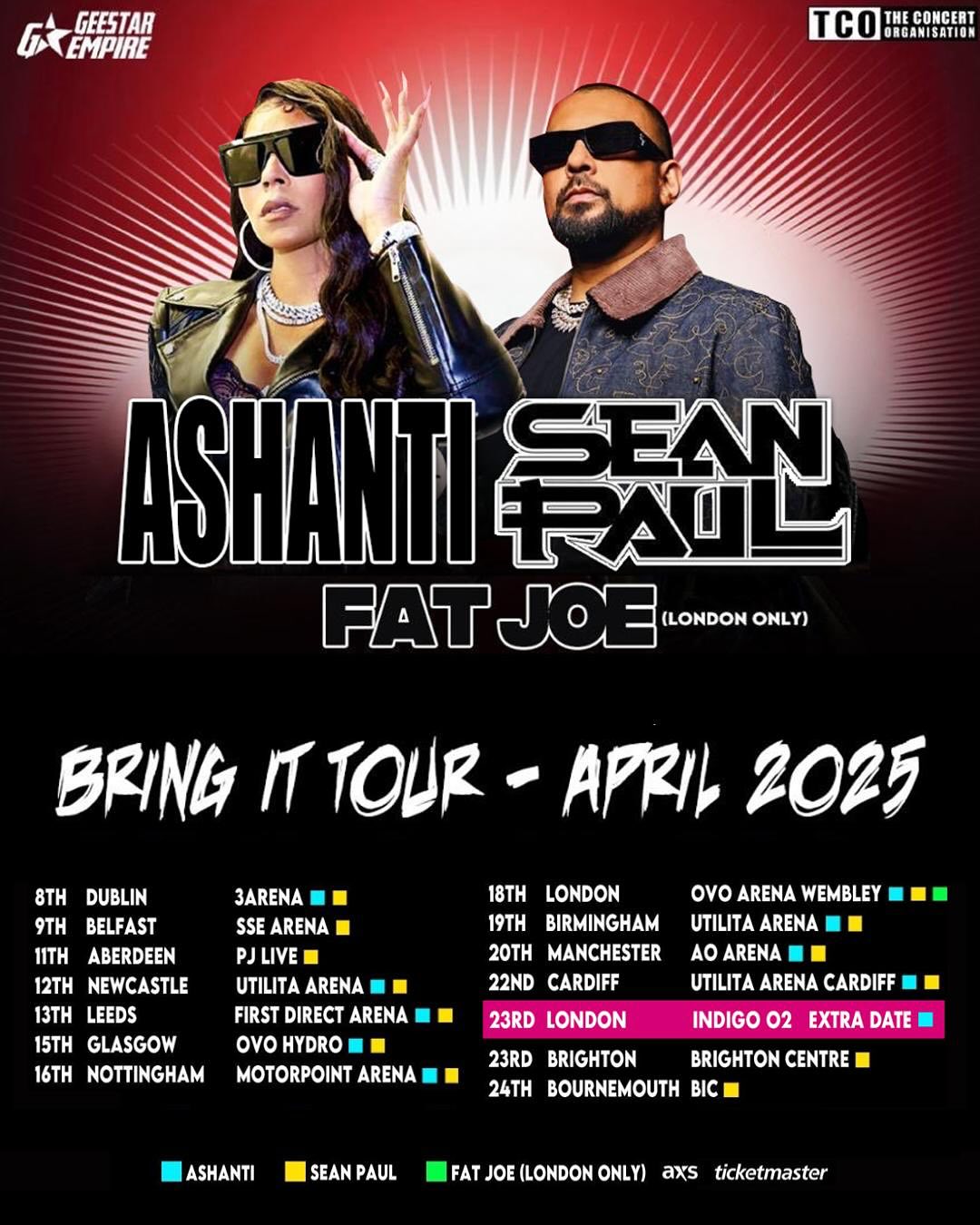 Let’s gooooo!!! 🔥🔥🔥🔥 can’t wait to see you all!!! 😆 *2nd show added in London* 💃🏽💃🏽