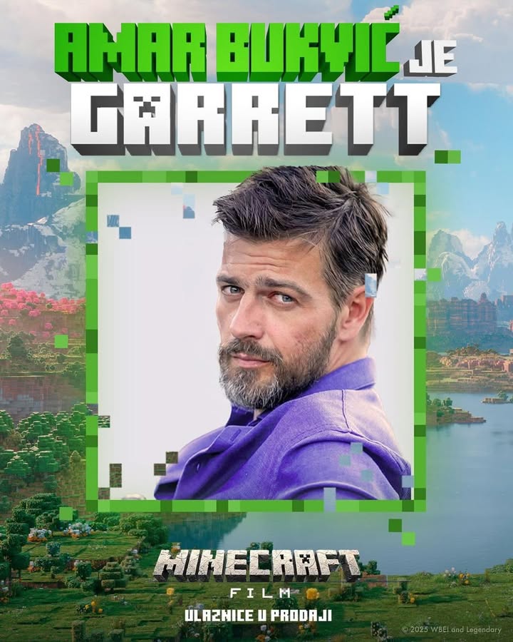 Amar Bukvić je Garrette 😎
Minecraft film, najprodavanija videoigra svih vremena, je od danas u kinima, požuri po svoju ulaznicu jer imaš priliku pogledati i sinkroniziranu verziju filma 🥳
Ovo je prvi put da se svijet igre prenosi na veliko platno, nudeći uzbudljivu novu perspektivu prepunu akcije, humora i nevjerojatne vizualne estetike.