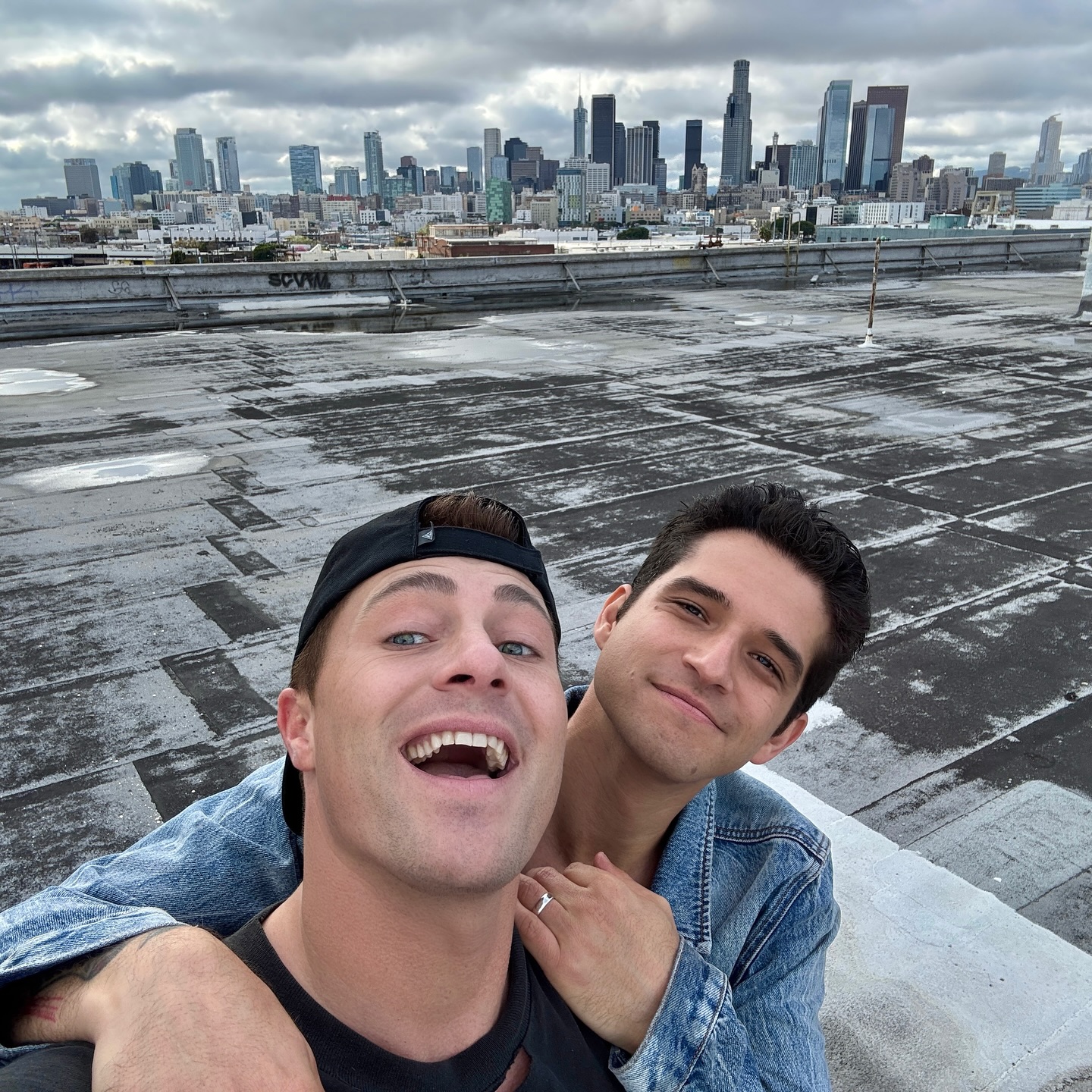Jackson did a photoshoot w/ Scott the other day…nobody freak out 🦎🐺 @tylerposey58 #teenwolf