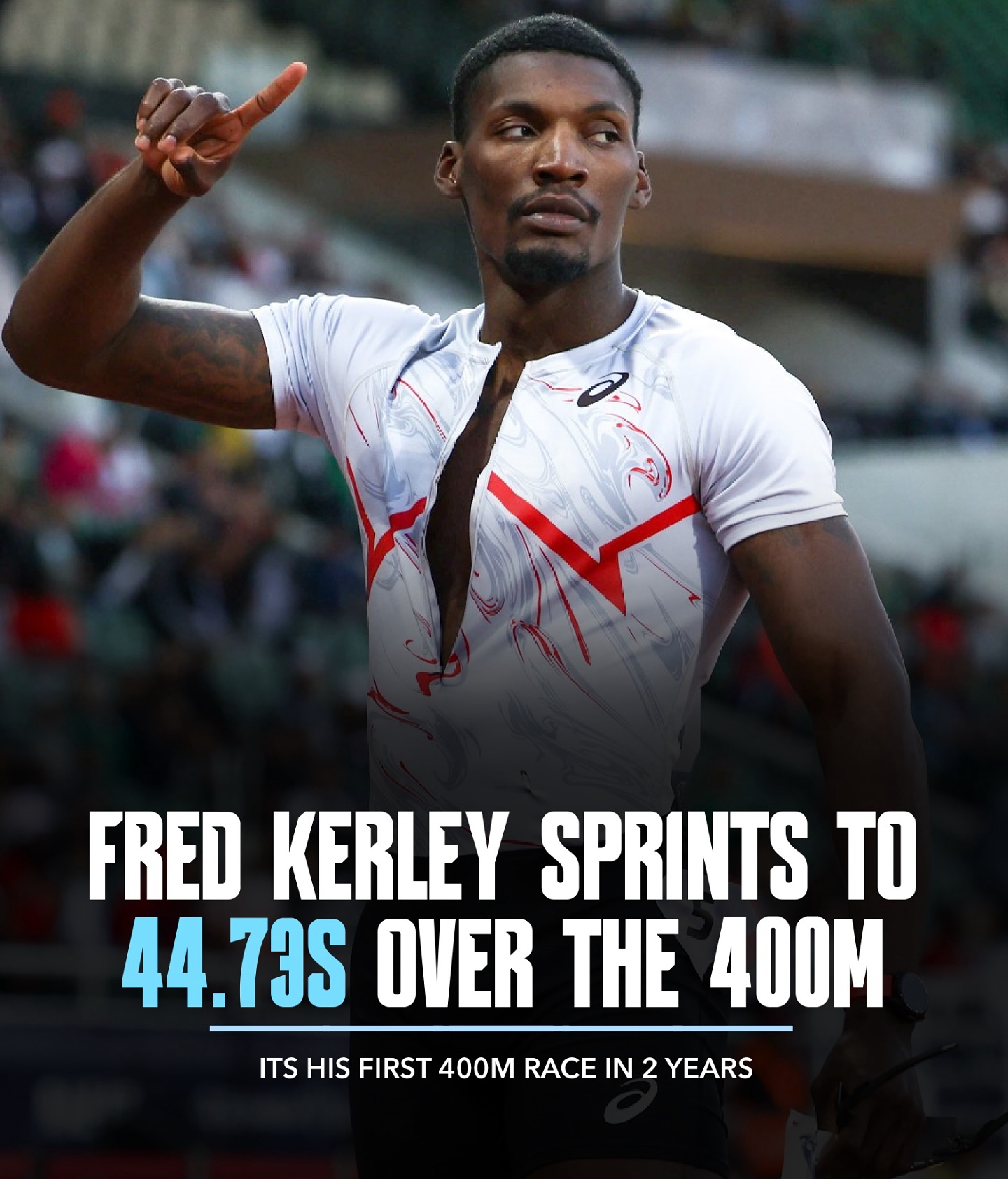 Fred Kerley is back in the 400m game! 🔥
The American star clocks 44.73s in his first 400m race in 2 years — a strong return to this distance!
How fast can he go this season?
Post by @athletics_eu
#fredkerley #400m