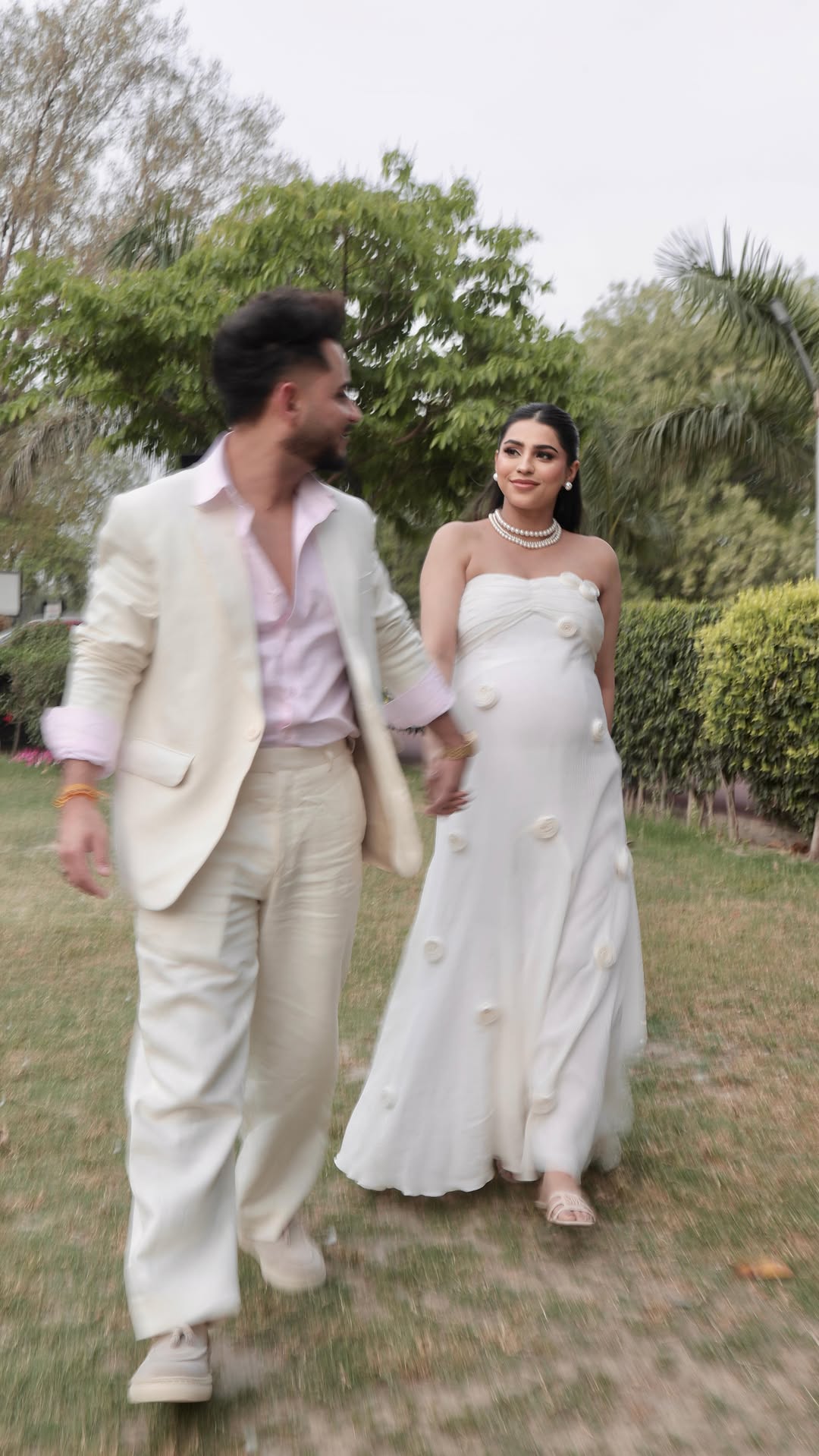 From the bump to the buffet — what a ride 🤍
We came together to celebrate life, family, and the beginning of something beautiful.
The laughter, the cheers, the sweet moments — we captured it all.
Baby, you’re about to enter one amazing world✨
Also, Happy Anniversary to us 🥂
Outfit: customised by @trichaofficial_
Makeup: @anubhadawar