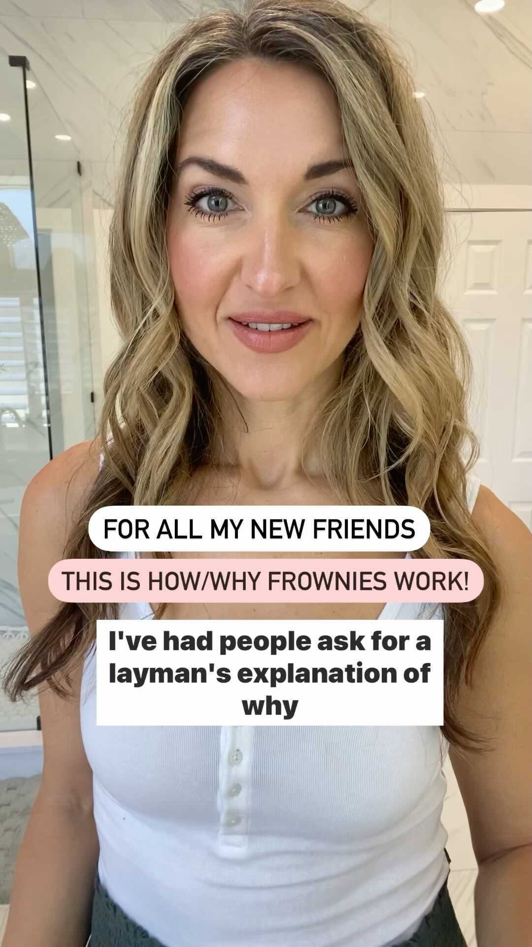 If you’re new here...meaning you’ve worn Frownies for less than 30 days or you’re still just considering Frownies...WE’D LOVE TO HEAR FROM YOU!
Comment below and tell us how long you’ve been here and how it’s going! How can we help?!
We love connecting with our customers and I love answering your questions and helping you get the very best results!
I’ve shared this video before but I thought it might be helpful to reshape with those of you who are new!!
Did you find this video helpful?!
Let’s connect!