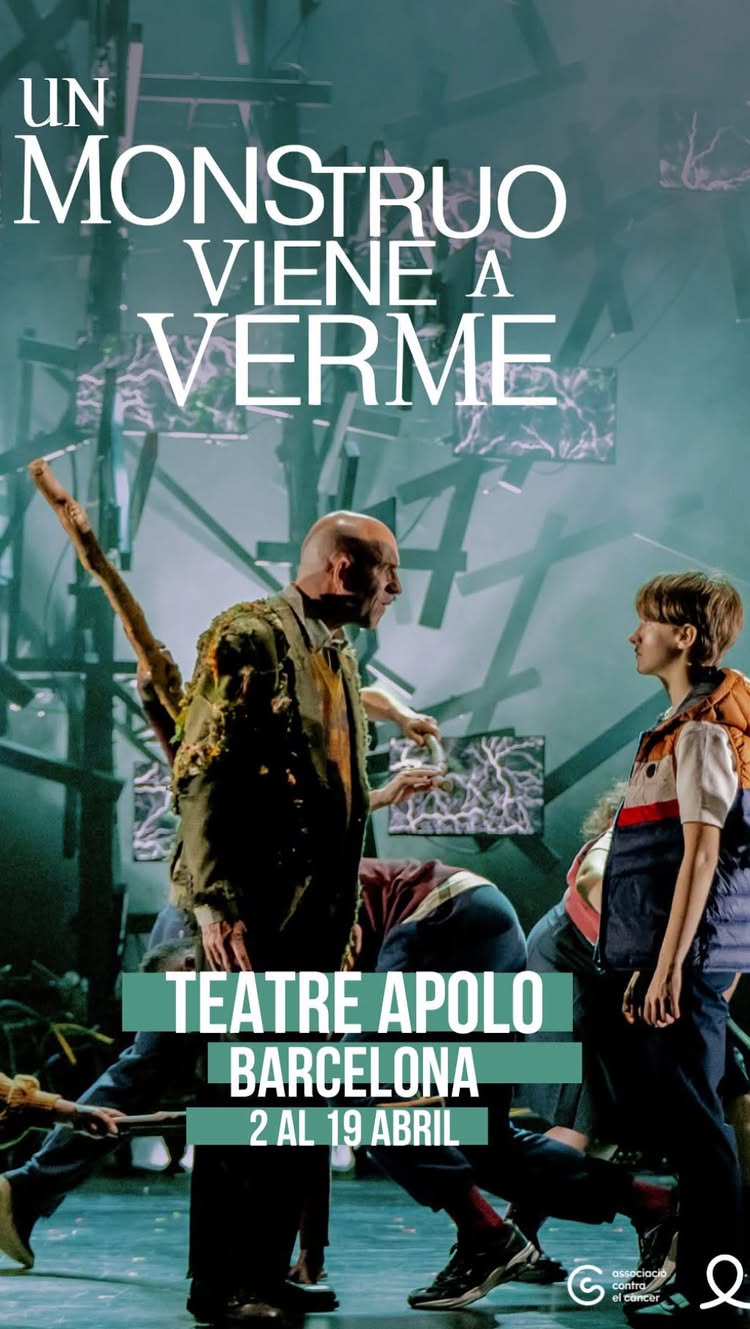 𝗨𝗻 𝗠𝗼𝗻𝘀𝘁𝗿𝘂𝗼 𝗩𝗶𝗲𝗻𝗲 𝗮 𝗩𝗲𝗿𝗺𝗲.
Última semana en el Teatro Apolo, en Barcelona, estaremos hasta el sábado 19. Os esperamos !! 💚🩵✨
Qué corto se ha hecho este primer viaje
Y qué equipazo tan bonito que nos rodea.
#UnMonstruoVieneAVerme
@somoslajoven @contraelcancer.bcn @teatreapolo