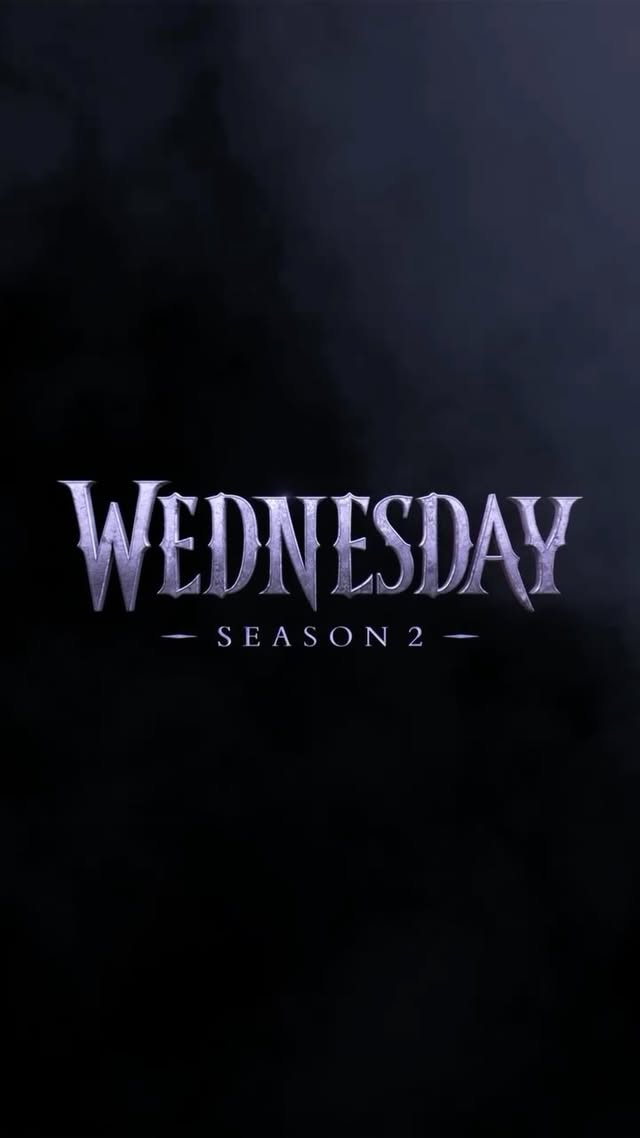 Back in black. Wednesday Season 2 returns this August! @wednesdaynetflix