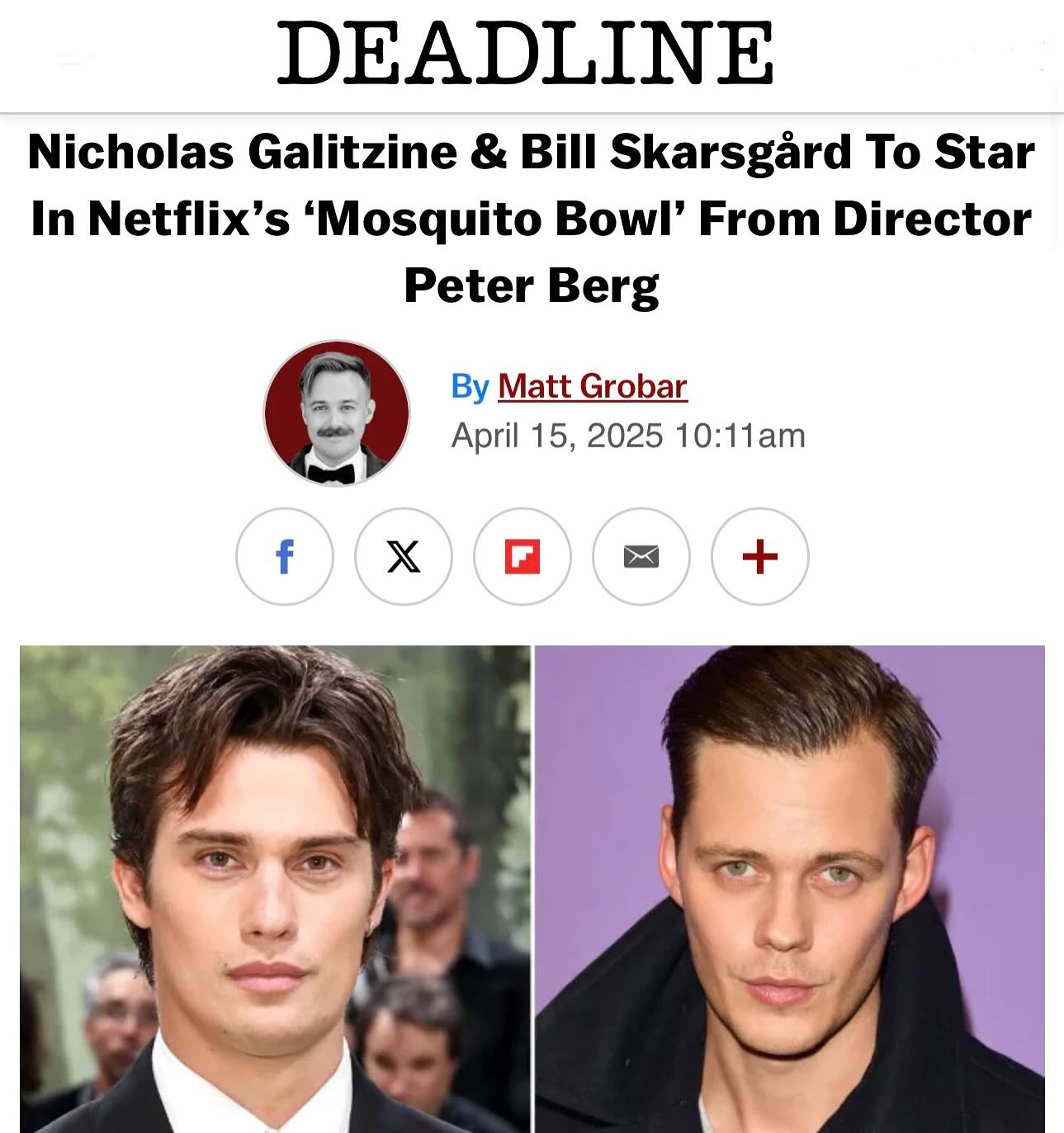 Really excited to tell this story and to bring John McLaughry to life, alongside the wonderful @pberg44 #billskarsgård