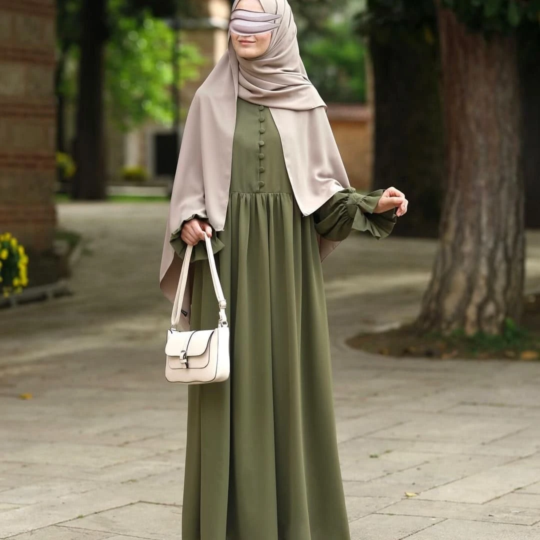 *Olive Green Abaya*
Abaya Fabric : * Georgette*
Abaya Size
Chest 23
Length 55
Stoller size
Width 30
Length 70
Abaya Price : *2500/=*
Abaya with stoller price :*2800/=*