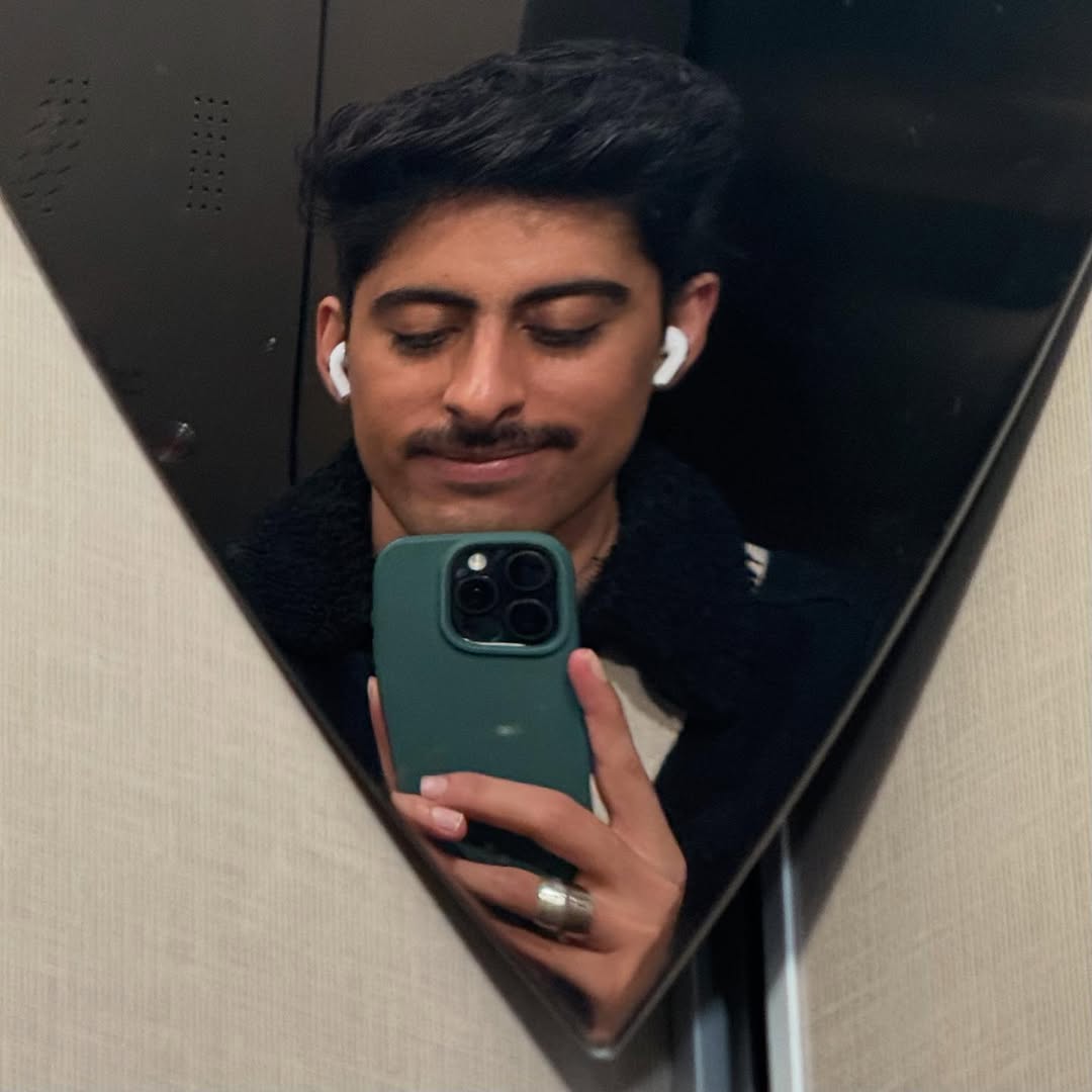 a man and his mirror selfies.